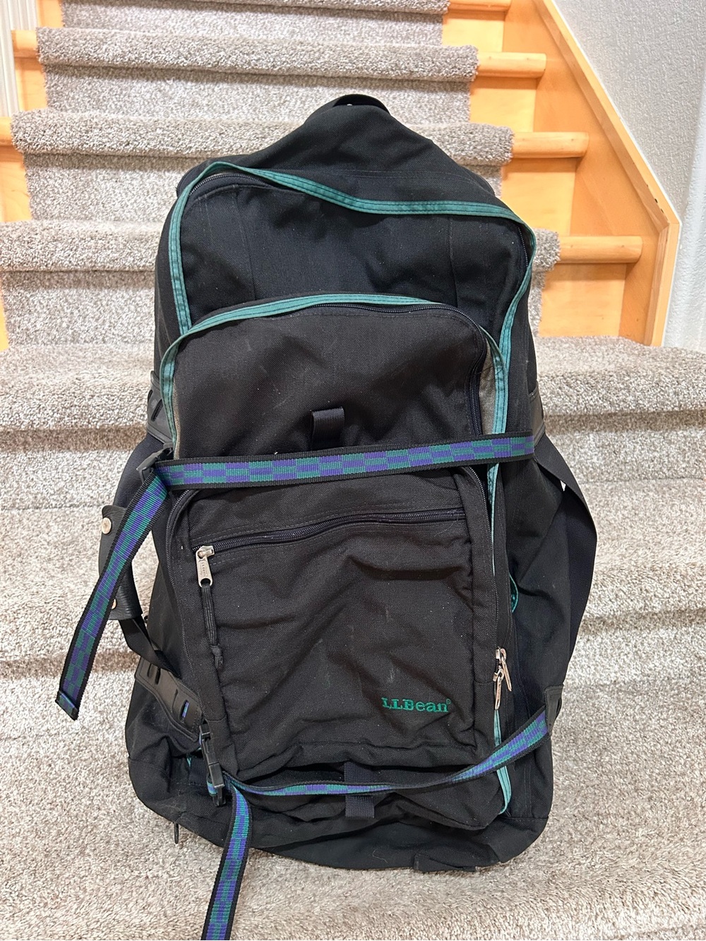 VTG LL Bean 2 in 1 Travel Pack “Large”. LLB H060. Outdoor. Hiking. 2 bags in 1